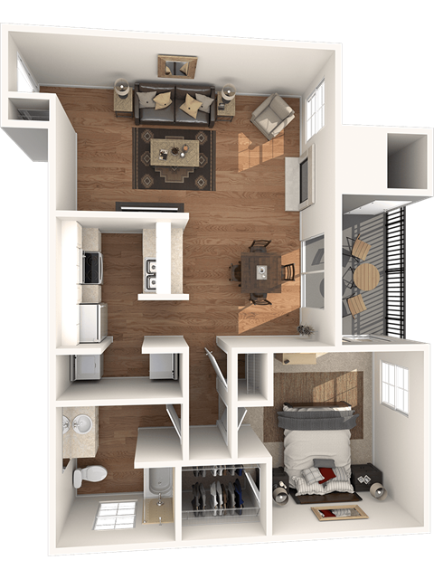 Bluebonnet Floor Plan Bluebonnet Floor Plan at High Oaks, Austin, TX